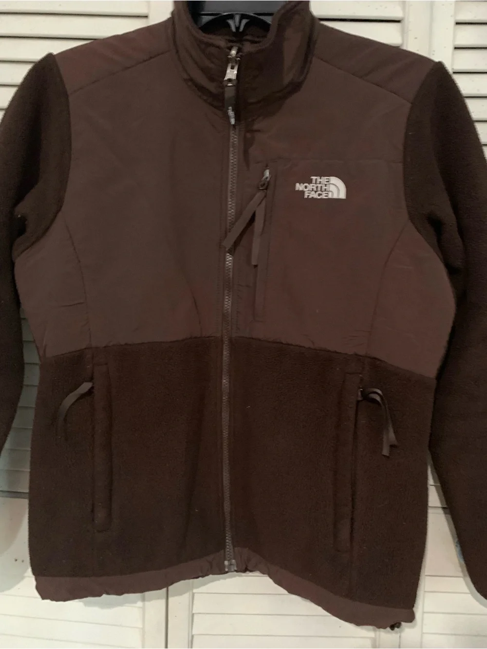 The North Face Men's Chocolate Brown & Black Polartec Fleece Jacket